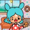 Girl game Toca Boca Furnish your home